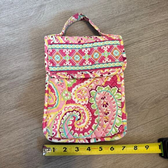 Vera Bradley Capri  Melon Mini Lunch Tote Retired Pink Green Paisley Pattern - Picture 10 of 10